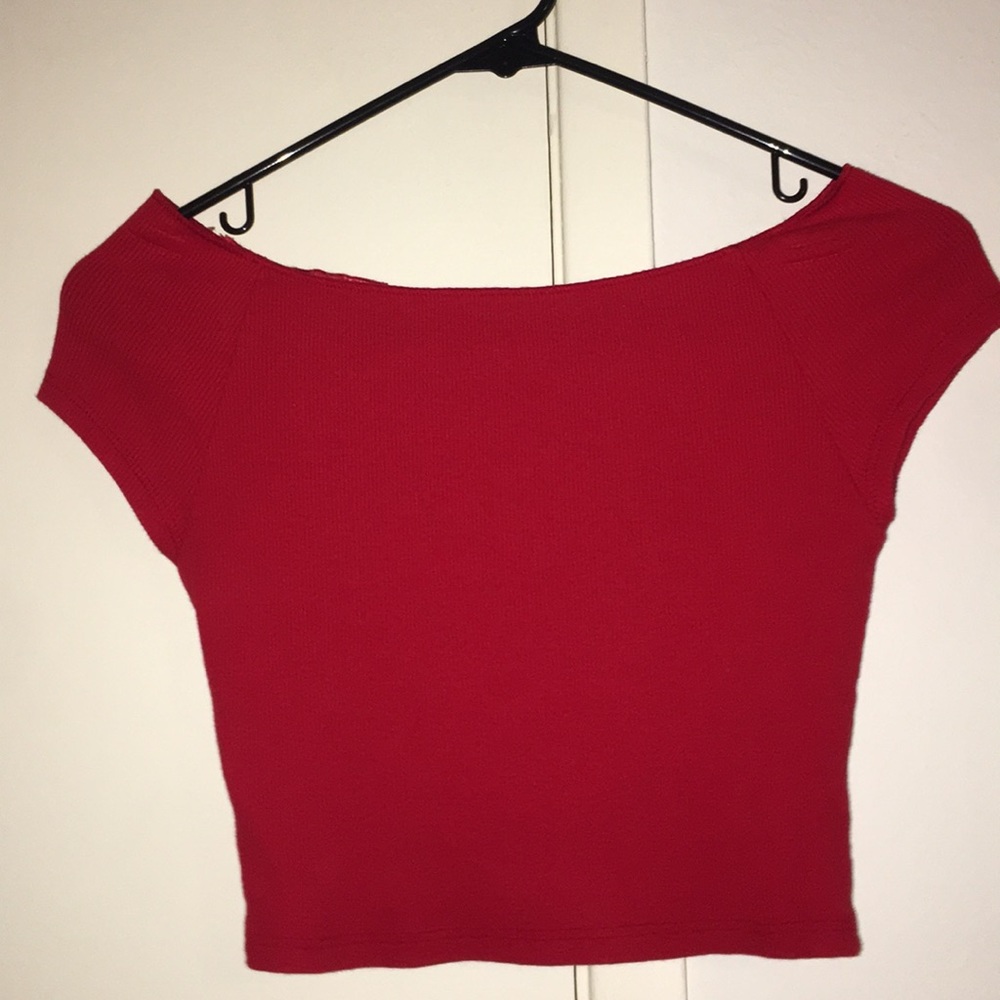 Brandy Melville Red Crop